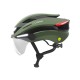 Lumos Ultra E-bike cykelhjlem (emerald green). Str. XL (61-65cm). Cykelhjelm med integrerede lygter, blinklys og bremselys. 